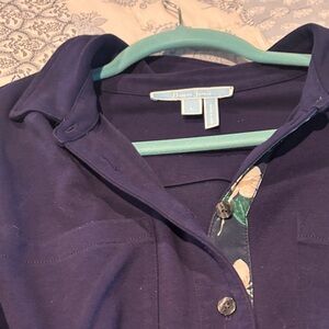 Draper James Midnight Blue Collared dress